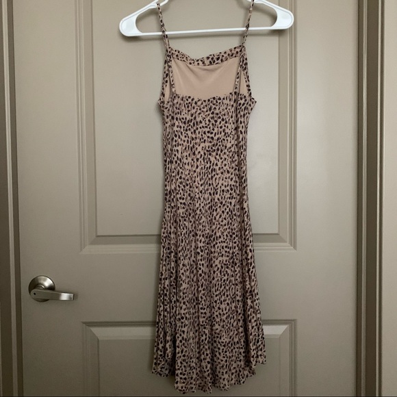 A&F Leopard Print Midi l Dress XS - Picture 3 of 4